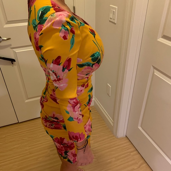 DOLCE GABBANA SILK FLORAL DRESS - Picture 6 of 9